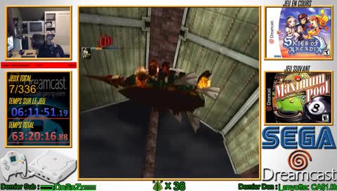 [QC/FR] Dreamcast Challenge 7/336 Skies of Arcadia choisi par Alambix_1!!!