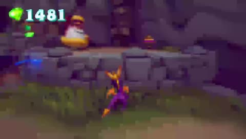 Ri plays sum Spyro aww yee