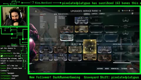 [ENG/PC] Warframe Community Night!!! Come join us in leveling some frames and cracking some relics!!!