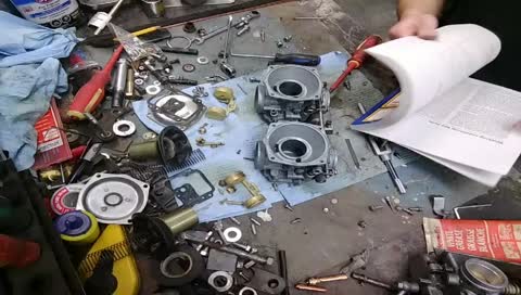 rebuilding xs650 carbs