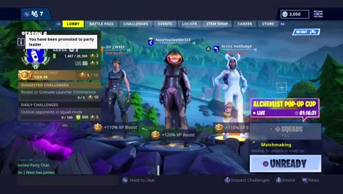 Favorite Donut in Chat - SQUADS - Road to 50 - FOLLOW