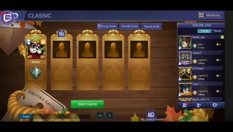 [EPIC] Nevermind classic we go ranked for now.
