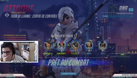 Overwatch de 14h à 16h RANKED