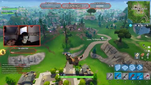 en noob som spelar fortnite 