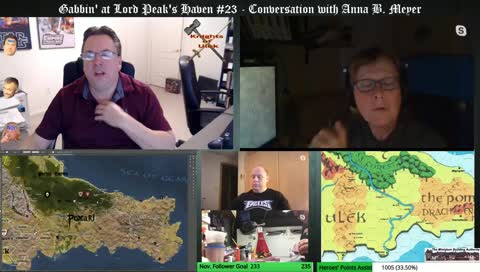 Gabbin at Lord Peak's Haven #23 - Special Guest - Anna B. Meyer