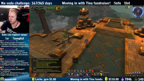 New emote richeA | New alerts! | Leveling Warrior Tank | Subscribers can request songs and may join in WoW for instances!