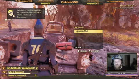 Streamer auf anfangskurs