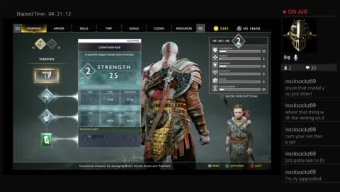 Start the god of war
