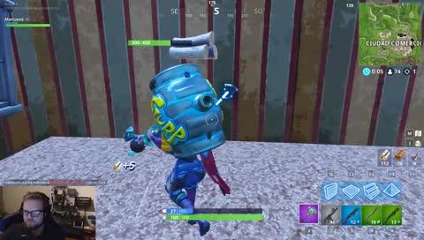 Tarde de Fortnite!! El Rey Manco ya está aquí!!! 