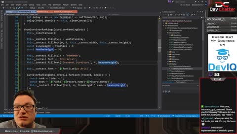 Coding in C# and JavaScript - Rogue-Like Stream Game - Ep 145