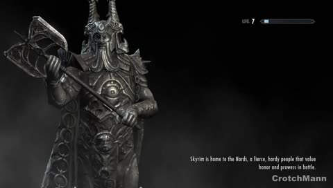 Semi-blind and fully vanilla Skyrim