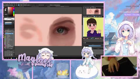 Trying out drawing, osu after? | New webcam (FACEREVEAL?!)
