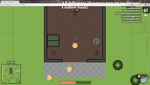 Surviv.io! quick come playing with veiwers! donate bits and stuff ty :) (!commands)
