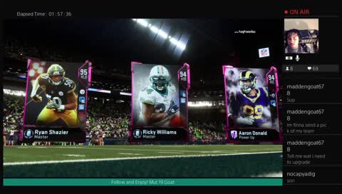 The Goat is back!!!!!!!!! | Long Story| Best Madden Player. |#MUTGANG|#RankedforReal