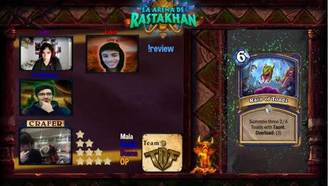 [ES] Crafer - Super review Rastakhan Rumble! ft. Radbtr, Shodda, Kovak, Dr. Mengueche y Lukin. !review !sorteo 
