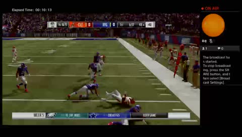 Browns v Giants. TML Game