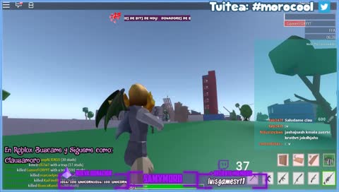 Jugando Roblox con CLausamoro