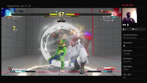 DHFbroku's Live PS4 Broadcast SFV LOUNGE 