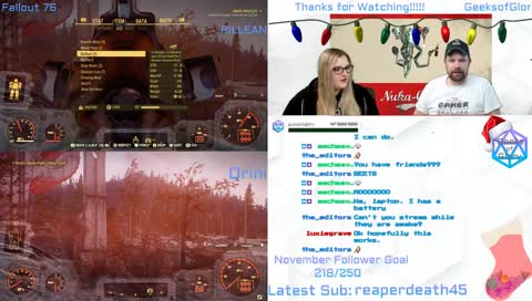 Fallout 76 | 213/250 Follower Goal | #BSo7 #VarietyStreaming