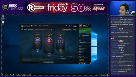 [MonKíng] Normales con los viewers, mientras compartimos tecnicas para subir de ligas en la siguiente temporada.