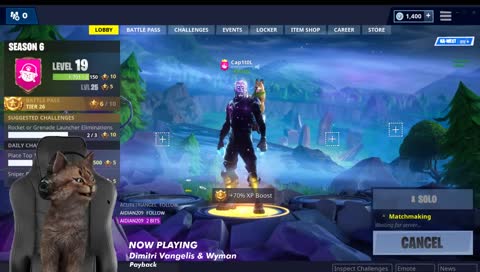 Top Cat Fortnite Player!