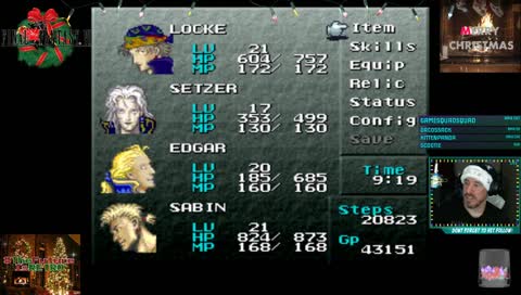 Thursday FF6 fun and good times! #FinalFantasy6 #BrewCrew #FAFNIR #DGDSCharity #TheFutureIsRetro