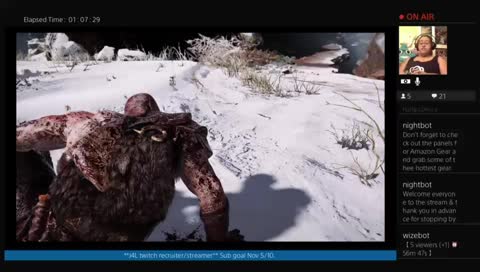 father son bonding time with Kratos!!!