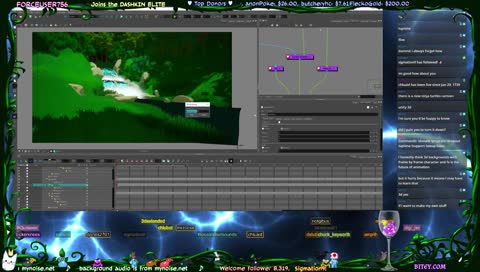 2D FX evening animationing