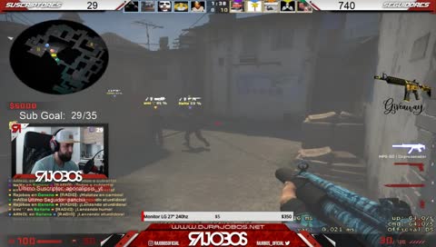Rajobos CSGO! FACEIT LVL7 Dia de SUSCRIPTORES & VIEWERS 