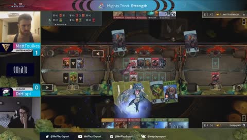 [Ru] $10K | Mighty Triad: Strength | DrHippi vs Matthew |  Bo3 | Group С | @ArtifactZone & @Mrdoubld