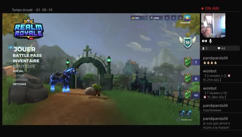 [FR/PS4] Exclu beta deja 5 top 1 ! Decouverte realm Royal ps4