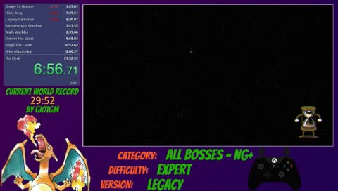 All Bosses Speedruns (Regular, Legacy) - World Record attempts - Goal 23:2X