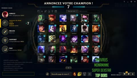 venez donner des conseils, on fait des ranked !