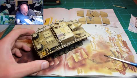 [CZ/ENG]  UHD webcam, 1/35, StuG III G,Twitch Scale Model Club