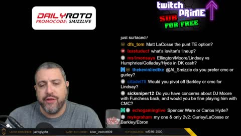 Friday Fantasy Football Q&A | !dailyroto !pff | Twitter & Insta: @ALZeidenfeld