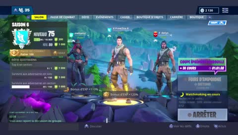 [PS4/FR] -- Fortnite -- !!!! #FreeFree .