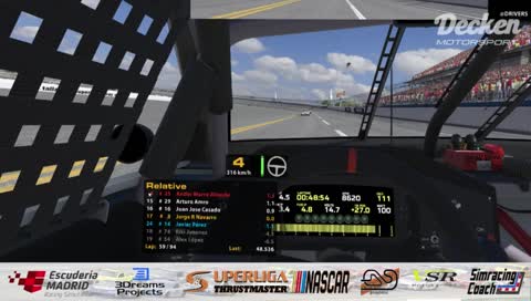 iRACING || ESCAPEVRT || DPC OVAL THRUSTMASTER || Race 7 - Talladega / Nascar Monster Gen 6
