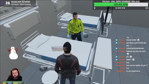 Carlo på jagt? // !giveaway 260 kr spil // !lortebil // [DK] [DayBourne FiveM]