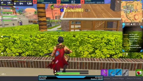 FORTNITE squads with my buddy and some mobile players