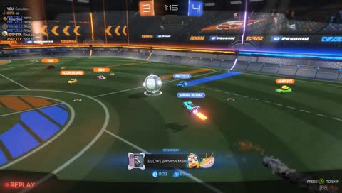 Rocket league with my homies