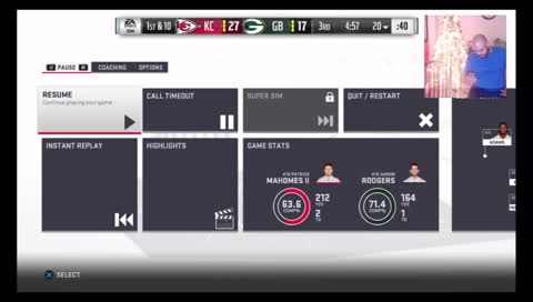 ME AND UNCLE DRINKING AND PLAYING MADDEN