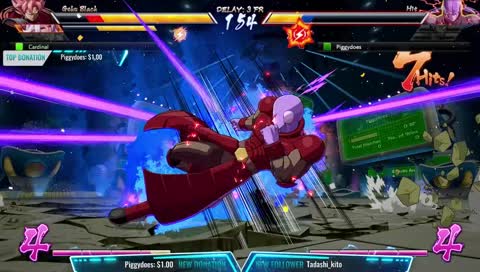 chilling playing fighterz with friends and labbing