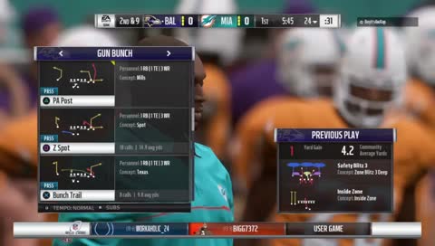 Madden bump 