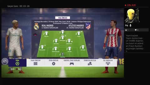 FIFA 19 Alamayan Gencin FIFA 18 Yayını.