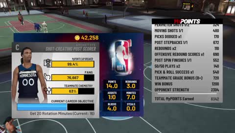 2k post scorer #414Work 