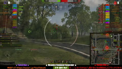 【WoT & ガルみん】#33 Saturday Night Tank Fever!「ゲームライブ&へっぽこトーク ゆるプレ」