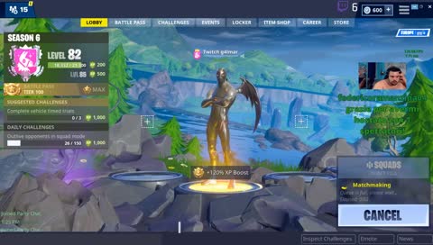 solo vs squad! provini per il team! 

