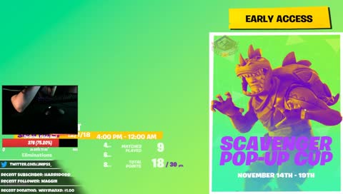 Pop Up Cup / BTEC Mongraal / 750+ Wins !res