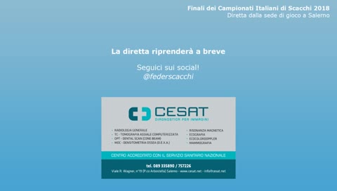 Campionati Italiani di Scacchi 2018 - Giorno 9