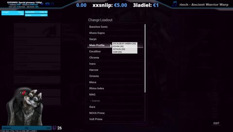 ✅ [FR] [PC][MR26]✅  [Giveaway 986/1000]✅| Giveaway aujourd'hui 1500pl sur PC Warframe | Aide nouveaux joueurs 